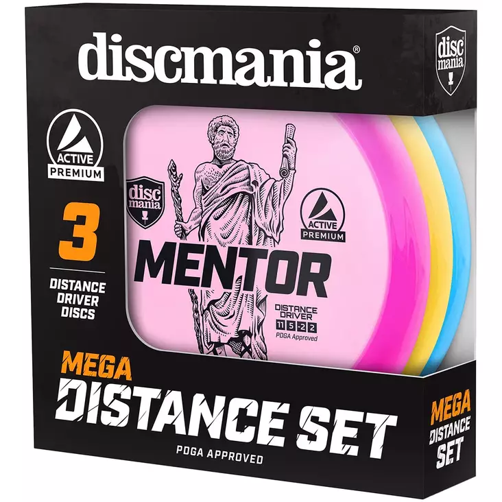 discmania frisbeegolf kiekkosetti 3 kpl premium draiver - Frisbeegolf - 6430030379908 - 1