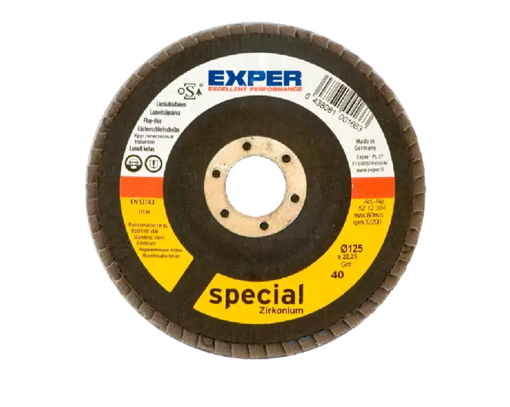 Exper liuskalaikka 115x 22mm K40 - Timanttilaikat ja betonihiomalaikat - 6438081001588 - 1