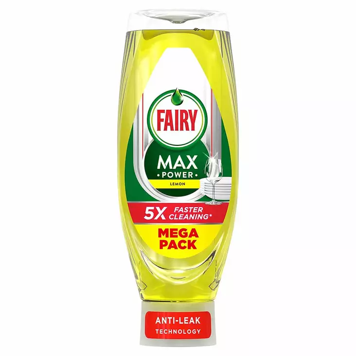 Fairy maxpower lemon tiskiaine 730 ml käsitiskaukseen - Astianpesuaineet - 8700216671828 - 1