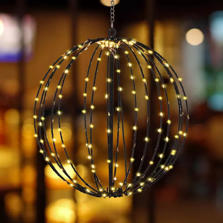 led valopallo 50 cm lämmin valkoinen - Led-valopallot - 6410416212548 - 1