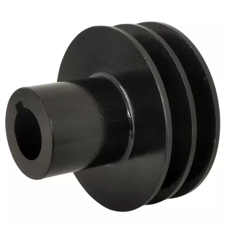 Hihnapyörä 95mm kahdelle hihnalle - Oksasilppurin ja kantojyrsimen varaosat - 6438471346848 - 1