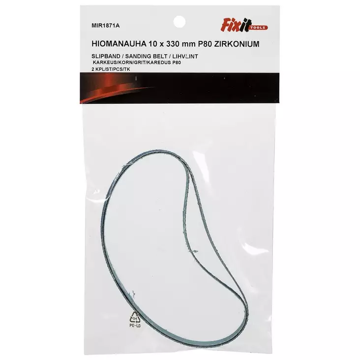 Zirkonium hiomanauha 10x330mm 2kpl - Hiomanauhat - 6418914039988 - 1