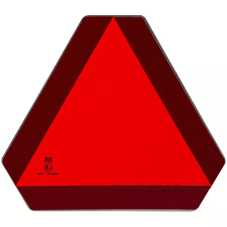 Hitaan ajoneuvon kolmio alumiinia - Heijastimet ja varoituskolmiot - 6418914800878 - 1