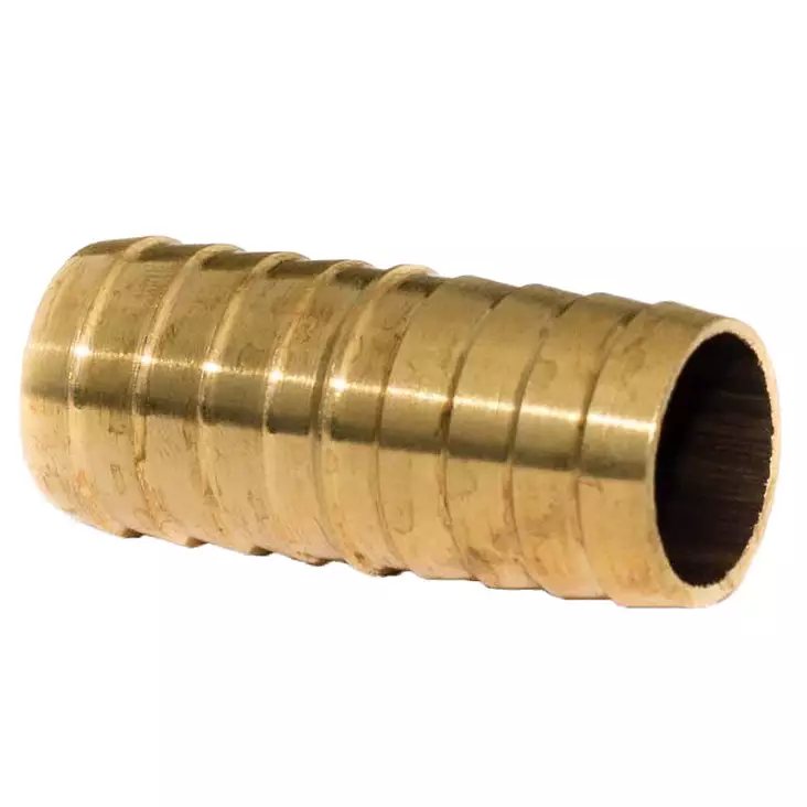 Jatkoholkki letkulle 6 mm - Messinki putkiliittimet, nipat ja tulpat - 6415895039228 - 1