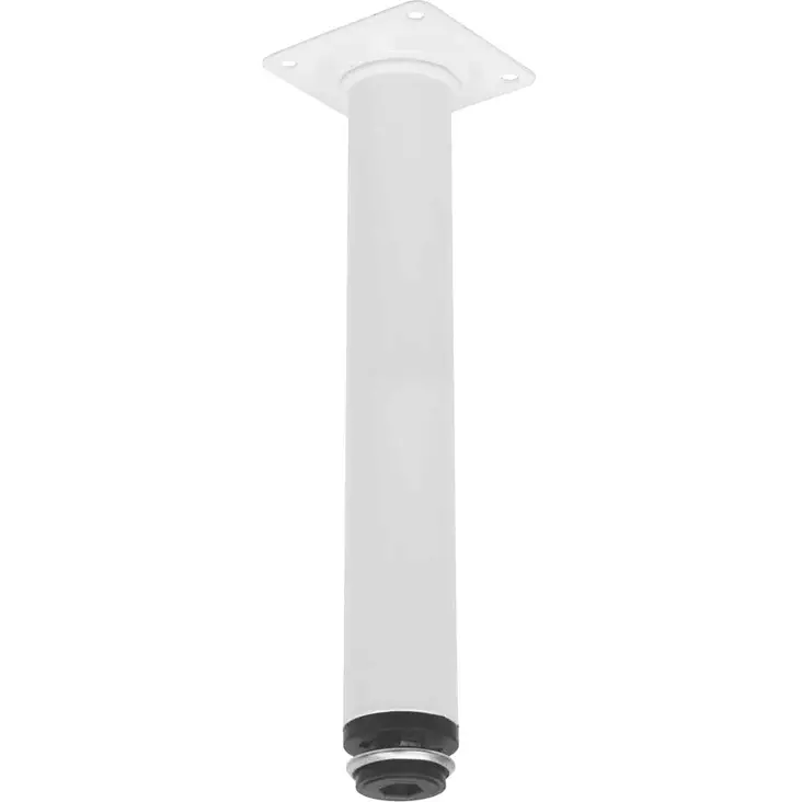 kalustejalka pyöreä 150mm valkoinen - Kalustejalat ja kalustesuojat - 6414671084698 - 1