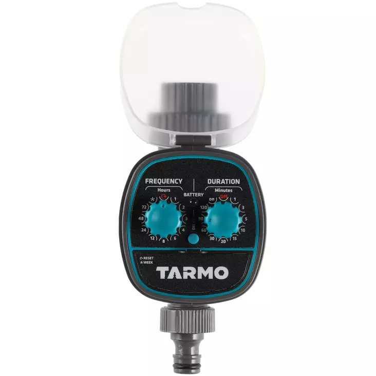 kasteluajastin tihkuletkuun - Puutarhan hanat, ajastimet ja jakajat - 6410413151468 - 1