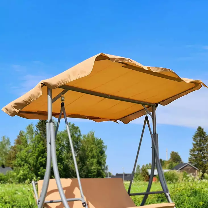 Puutarhakeinun varakatto 200cm beige - Puutarhapenkit ja puutarhakeinut - 6438168111728 - 1