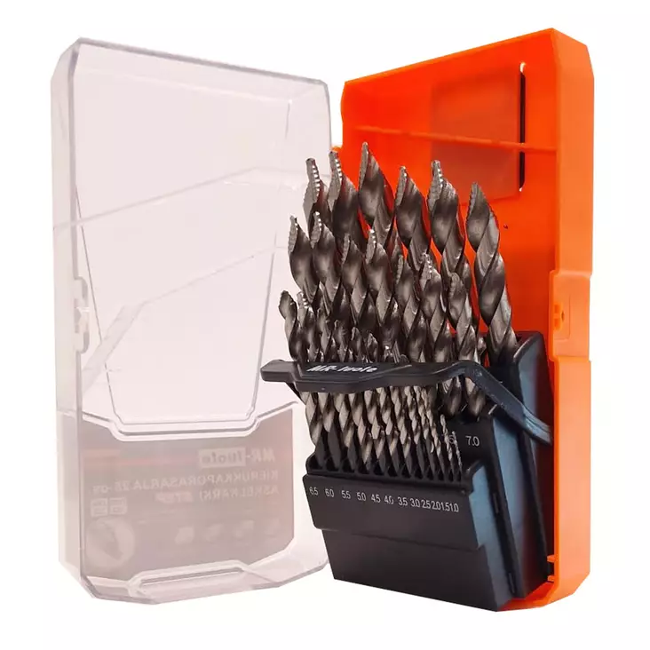 Kierukkaporasarja 25 os - Puuporanterät - 6430074694678 - 1