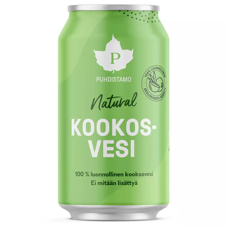 kookosvesi makeuttamaton puhdistamo - Virvoitusjuomat - 6430039222458 - 1