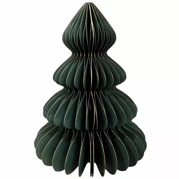 Vihreä paperinen joulukuusi 20 cm - Joulukuuset - 8721037678728 - 1