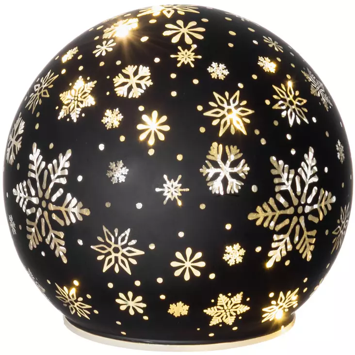 Koristelasipallo 10led lämmin valkoinen - Koriste-esineet - 6410416482798 - 1