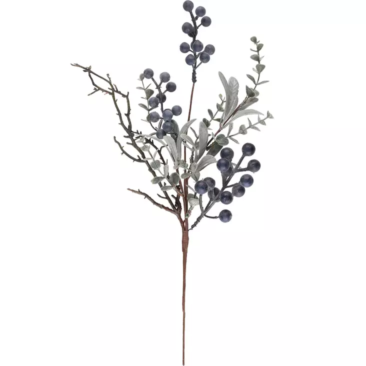 Winteria koristeoksa siniset marjat - Joulukoristeet - 6410416393858 - 1