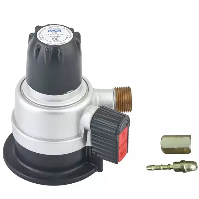 Korkeapainesäädin nestekaasupullolle - Tohot, paineensäätimet ja kaasuliittimet - 6438168115528 - 1