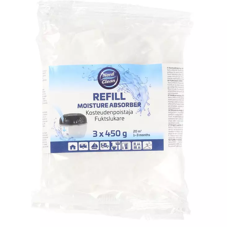 Kosteudenpoistaja nord clean täyttöpakkaus - Kosteudenpoistajat - 6410416312798 - 1