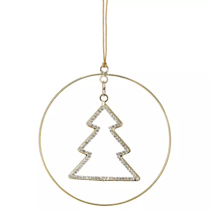 Kaunis kuusenkoriste kultainen - Kuusenkoristeet - 8720573629188 - 1