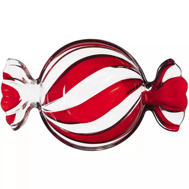 Kulho candy 26x15cm raidallinen tarjoiluastia - Koriste-esineet - 6410416579948 - 1
