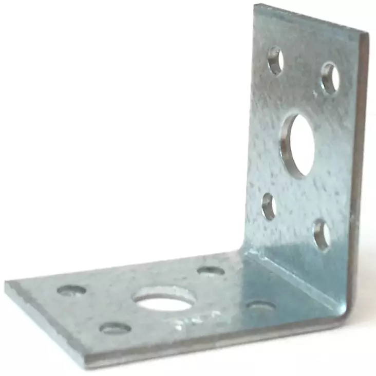 Kulmalevy 60x60x60x2,5mm sinkitty - Kulmaraudat ja kiinnityslevyt - 4260063022258 - 1