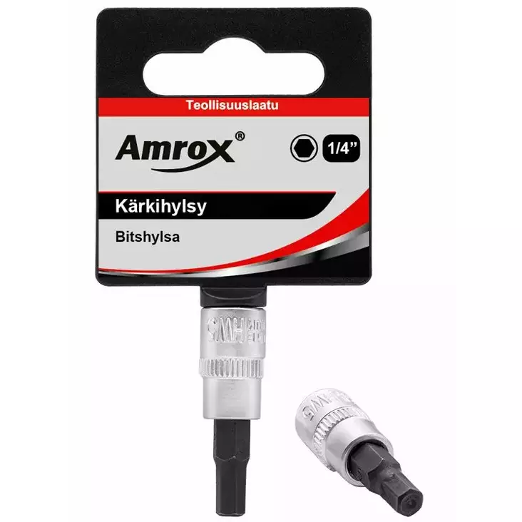 Kuusiokärkihylsy 3mm amrox - Hylsyt ja konehylsyt - 6420286910048 - 1