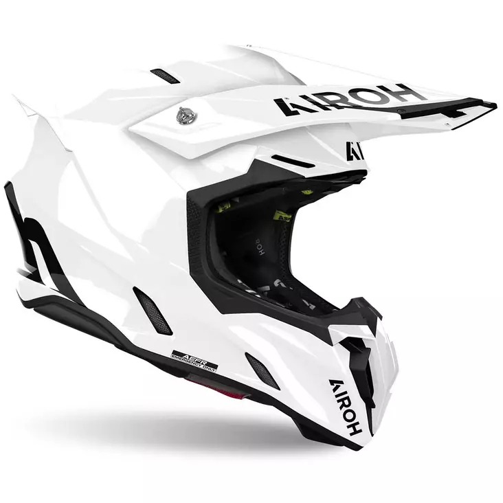 Crossikypärä airoh twist gloss valkoinen - Motocross ja enduro kypärät - 8029243367888 - 1