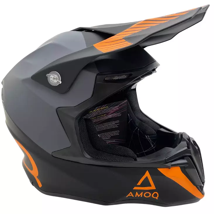 Kypärä amoq airframe harmaa - Motocross ja enduro kypärät - 6438235251548 - 1