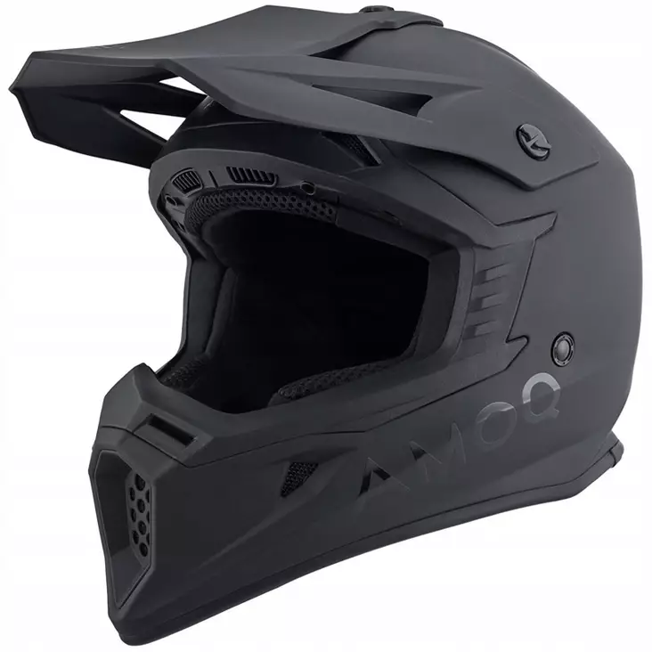 Amoq meteor v2 kypärä blackout - Motocross ja enduro kypärät - 6438235281118 - 1