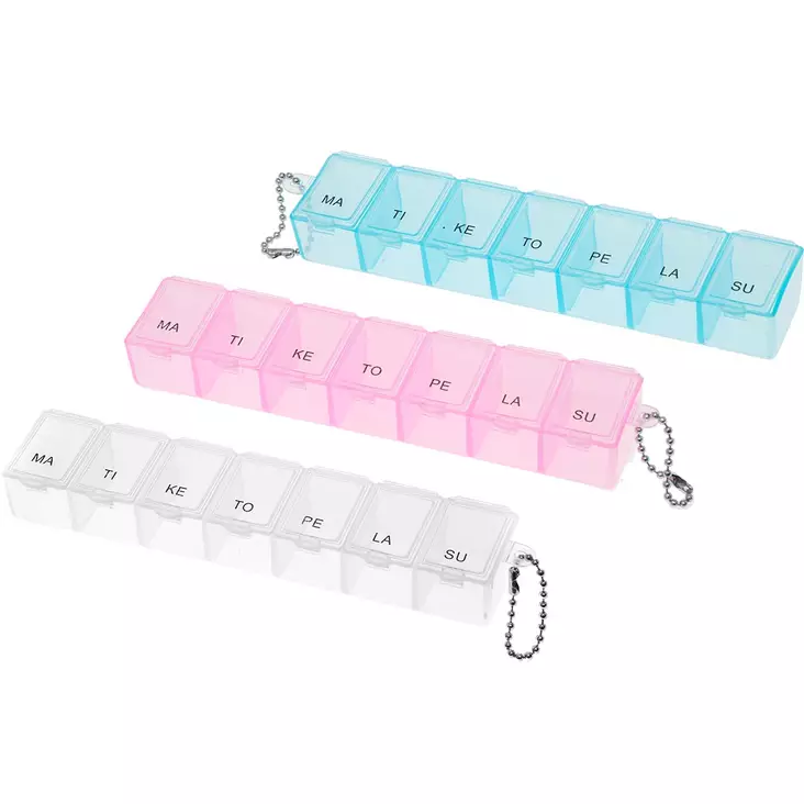 lääkeannostelija 1 viikko - Lääkeannostelijat - 6410412834478 - 1