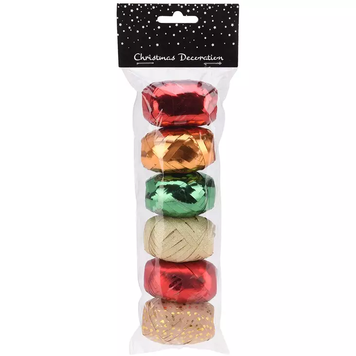 Lahjanauhat 6 erilaista - Tarrat, narut ja askartelukoristeet - 8721037216678 - 1