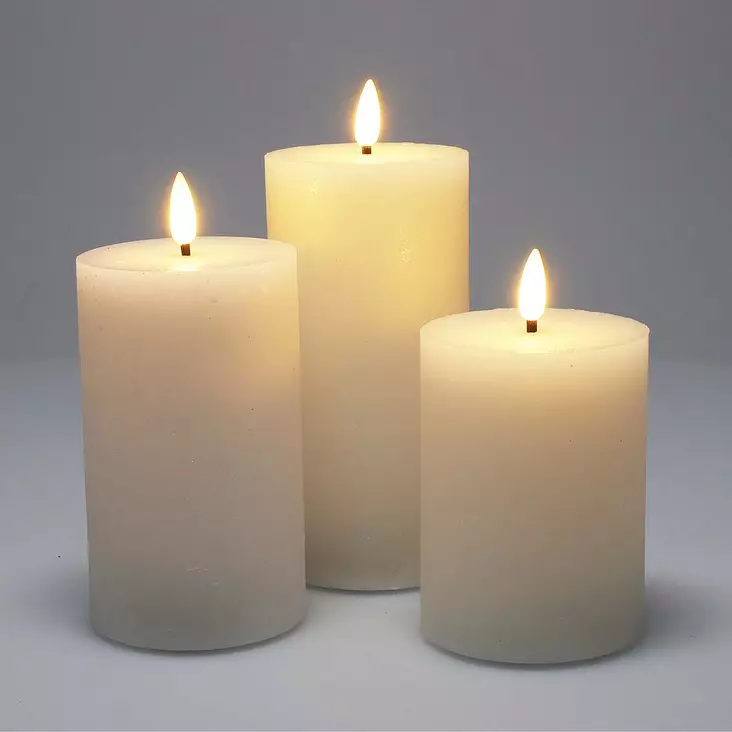 Valkoiset led kynttilät - Led-kynttilät - 8721037188128 - 1