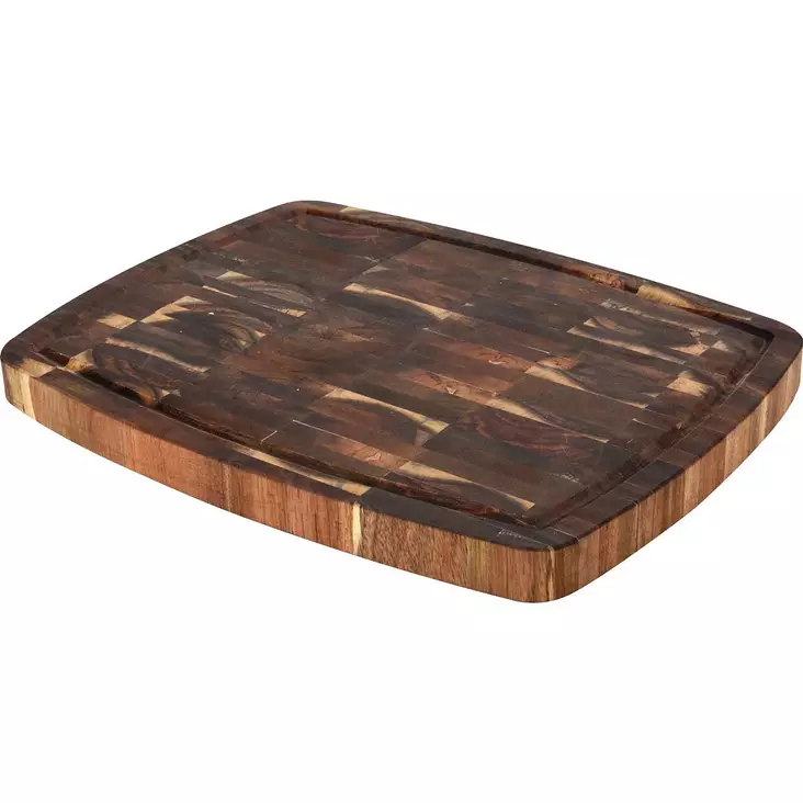 Akaasiapuinen leikkuulauta 46x36 cm keittiöön - Leikkuulaudat - 8719987314728 - 1