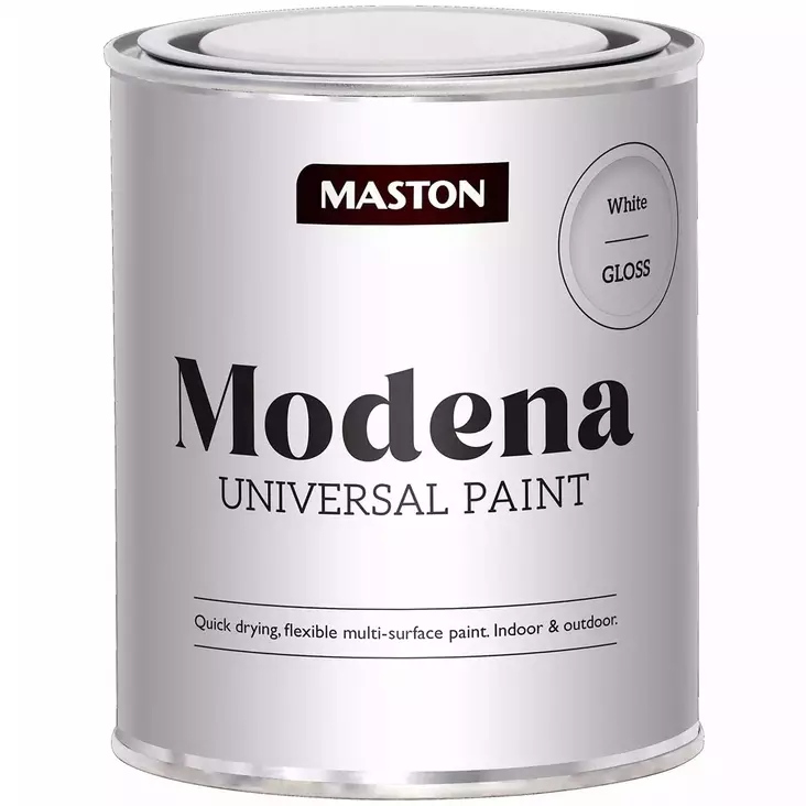 Maston modena kiiltävä valkoinen maali - Talomaalit - 6412496040028 - 1