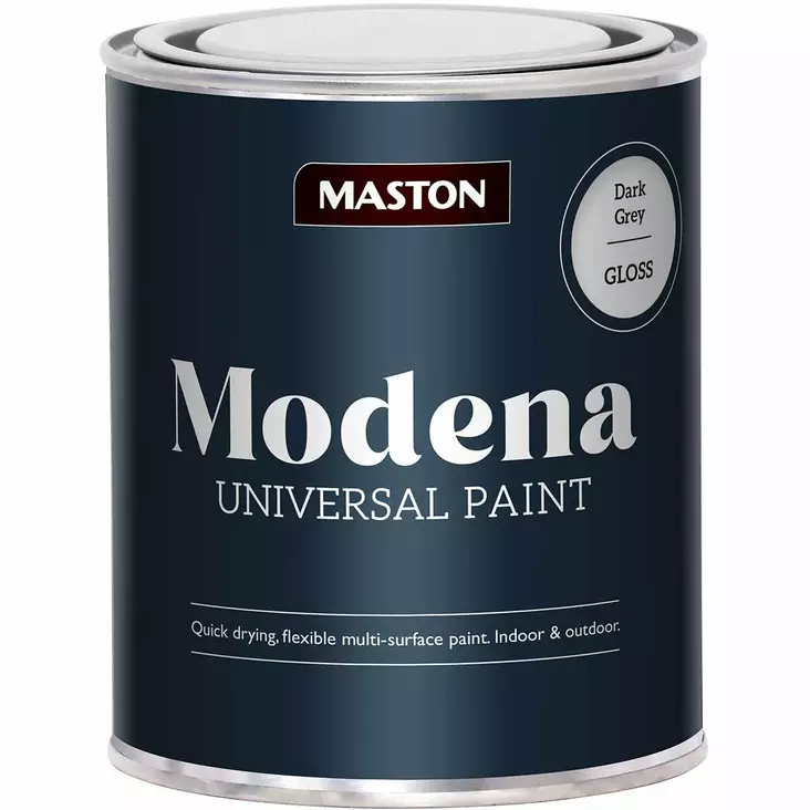 Maston modena tummanharmaa alkydimaali 1l - Talomaalit - 6412490031268 - 1