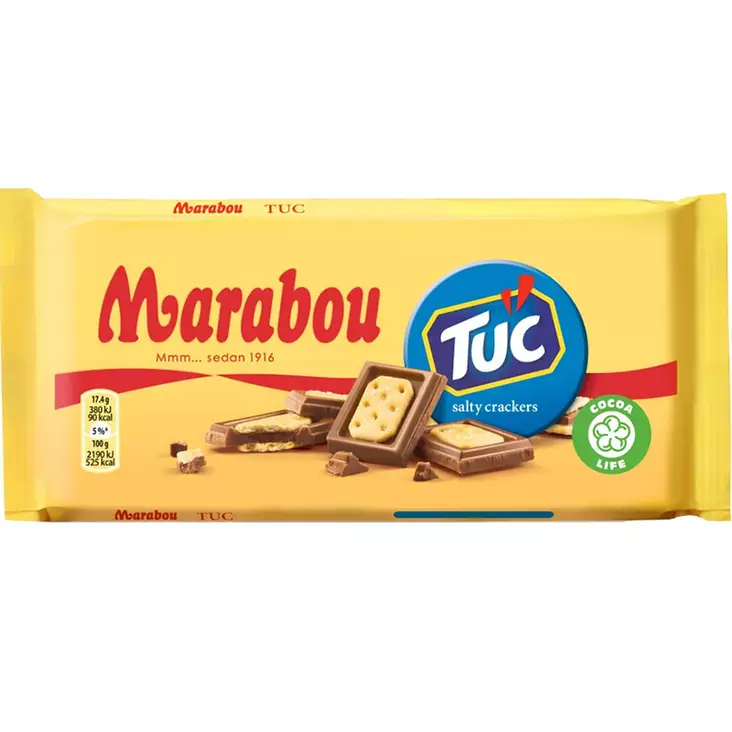 Marabou tuc 87 g suklaalevy pakkauksessa - Suklaalevyt ja konvehdit - 7622210294128 - 1