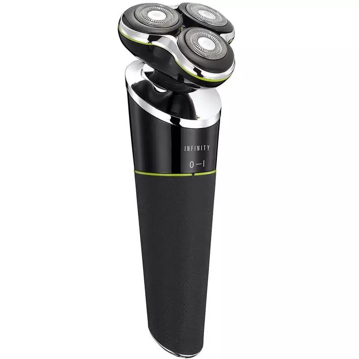 Melissa ladattava parranajokone musta 5w latauspidikkeellä ja kolmella pyörivällä ajopäällä - Parranajokoneet ja partatrimmerit - 5707160020668 - 1