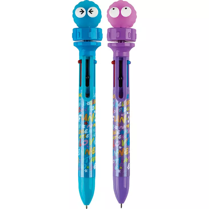 Monivärikynä hauskat silmät lajitelma - Tussit, kynät ja kynäharpit - 4030969804568 - 1