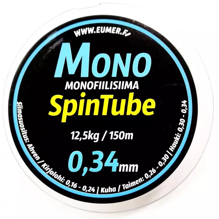 Monofiilisiima 12,5kg 0,34mm - Pilkkisiimat - 6430075933448 - 1