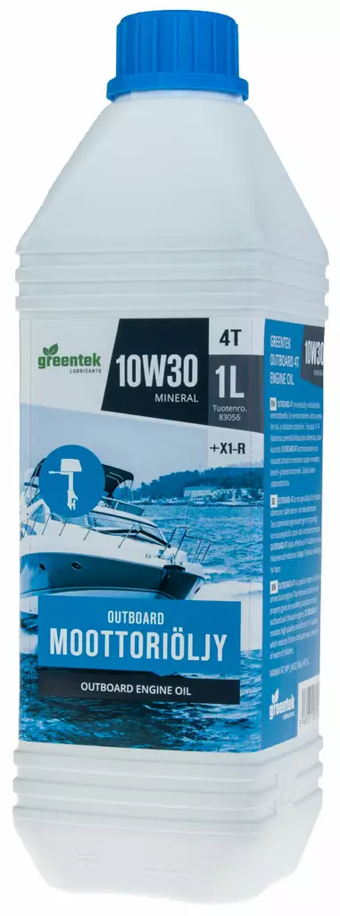 Moottoriöljy Greentek Outboard 10W30 1L - 4-tahti öljyt - 6438131053178 - 2
