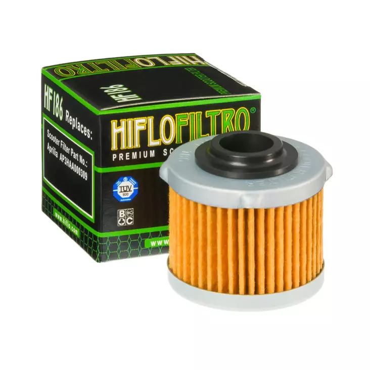 Moottoripyörän öljynsuodatin HiFlo HF186 - Moottoripyörän öljynsuodattimet - 824225110838 - 2