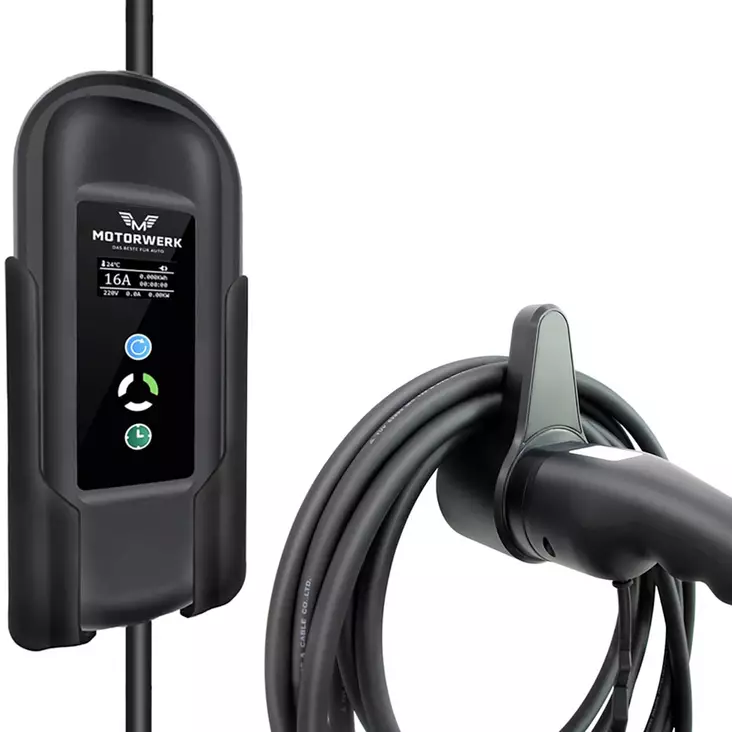 Motorwerk latauslaitteen seinäteline sähköauton latausasemalle - Sähköauton latauslaitteet ja kaapelit - 6438014351858 - 1