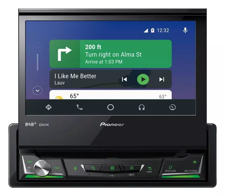 Multimedia 1DIN Pioneer AVH-Z7200DAB - Autosoittimet - 6438471343168 - 2