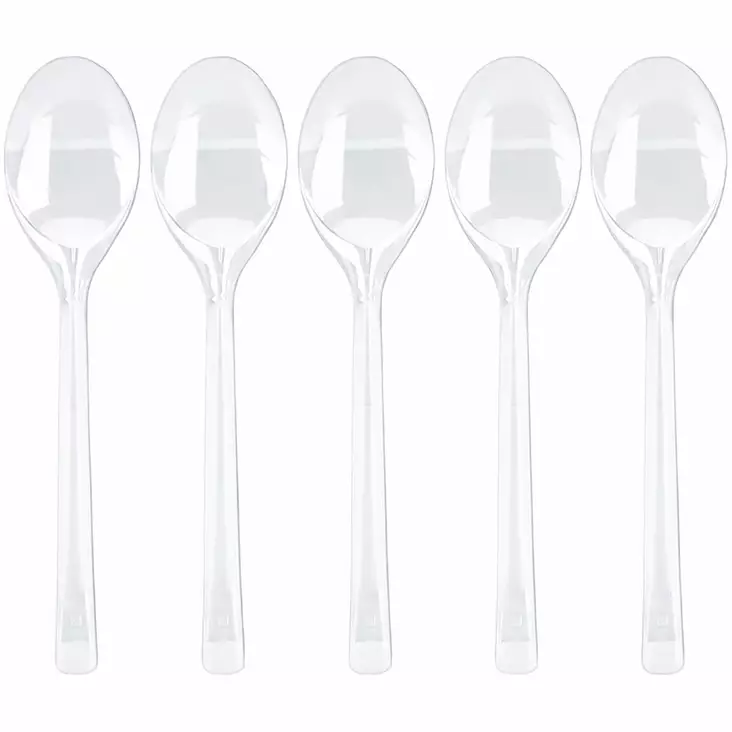 Muovilusikka ps 175 mm ruokailuun - Kertakäyttöruokailuvälineet ja servetit  - 8720573855198 - 1