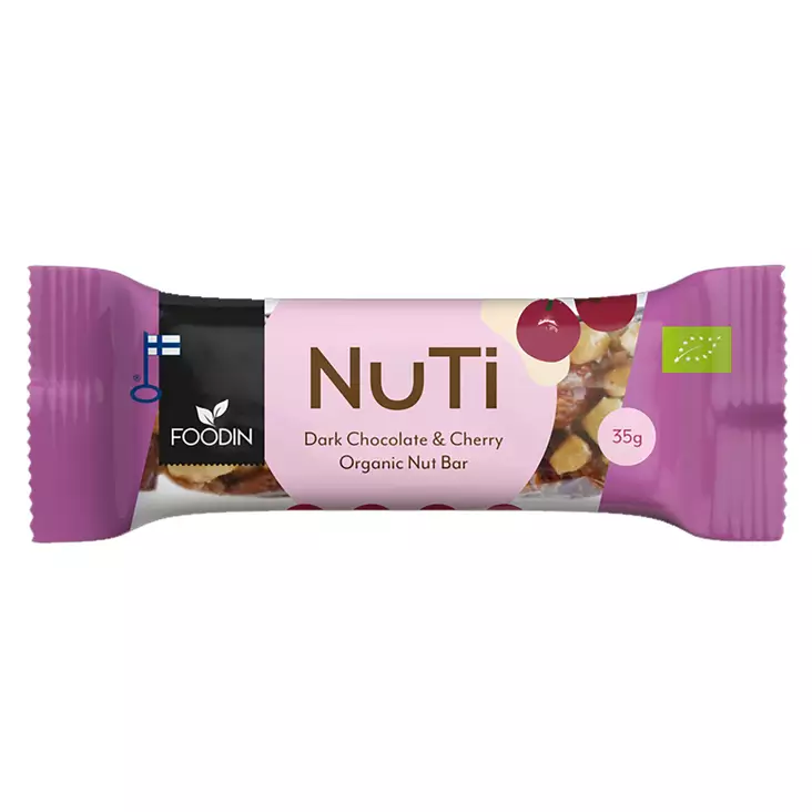Nuti dark chocolate ja cherry 35g - Patukat - 6430048237498 - 1