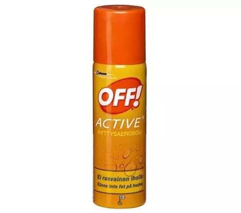 Off Active hyttysaerosoli 65ml - Hyönteismyrkyt - 6414400022038 - 1