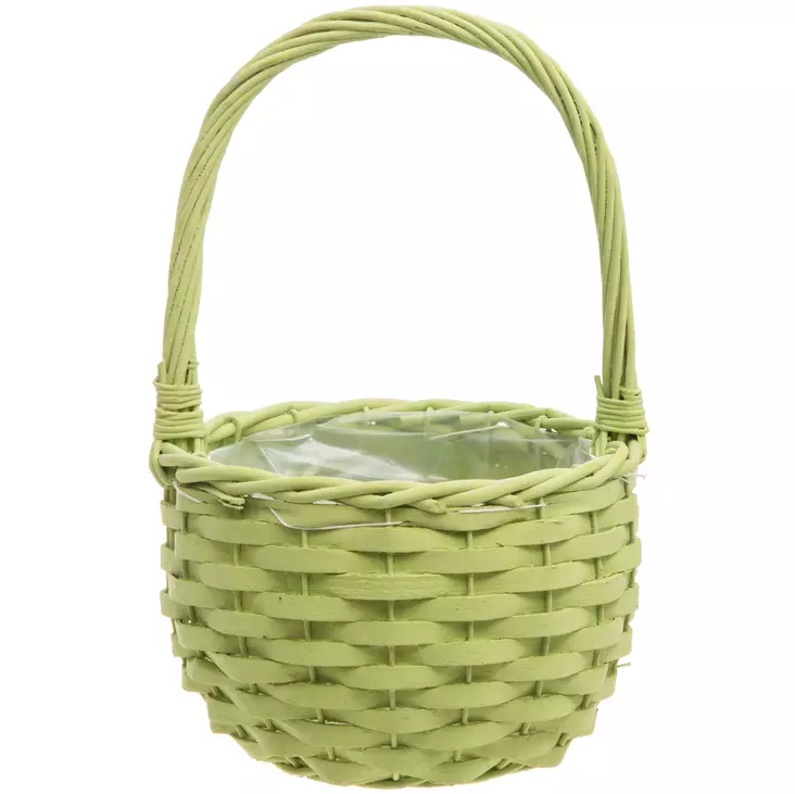 sangallinen pajukori muovilla virpojalle ja istutuksiin - Kukkaruukut - 6410413256828 - 1