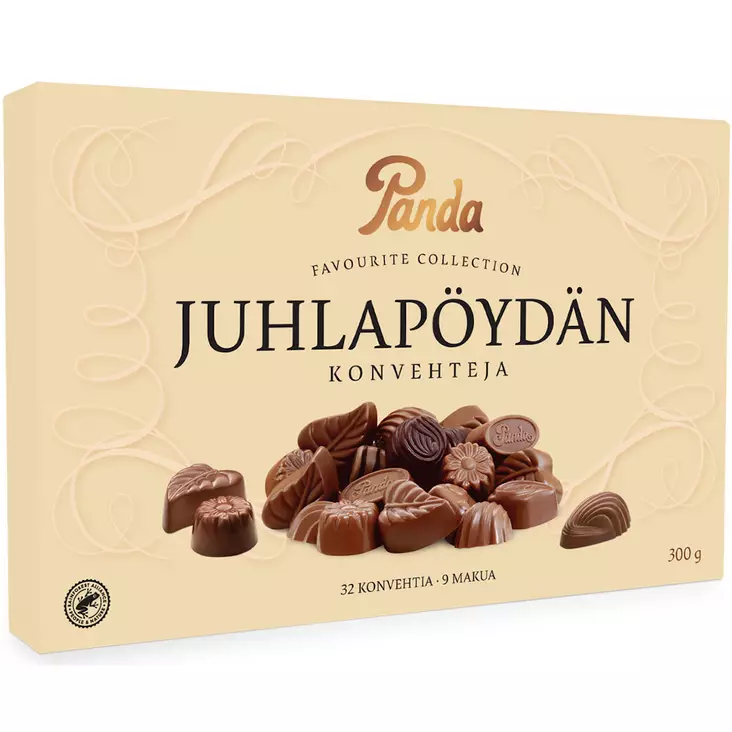Juhlapöydän konvehti 300 g - Suklaalevyt ja konvehdit - 6412500011938 - 1