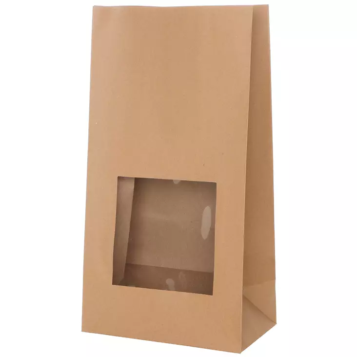 Paperipussi ikkunalla 24 x 14 x 45 cm 5 kpl - Paketointi - 6410416220918 - 1