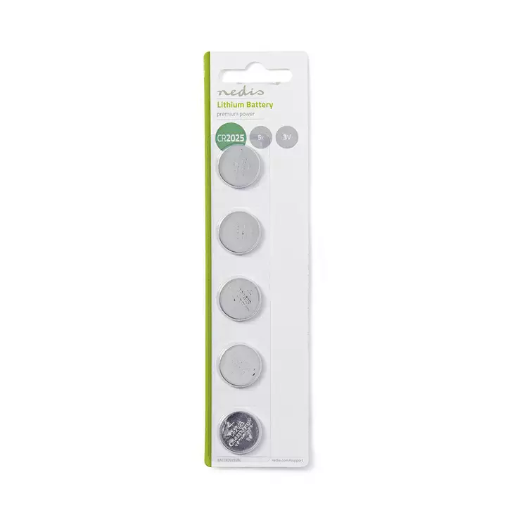 CR2025 nappiparisto 5kpl - Erikoisparistot ja nappiparistot - 5412810266968 - 1