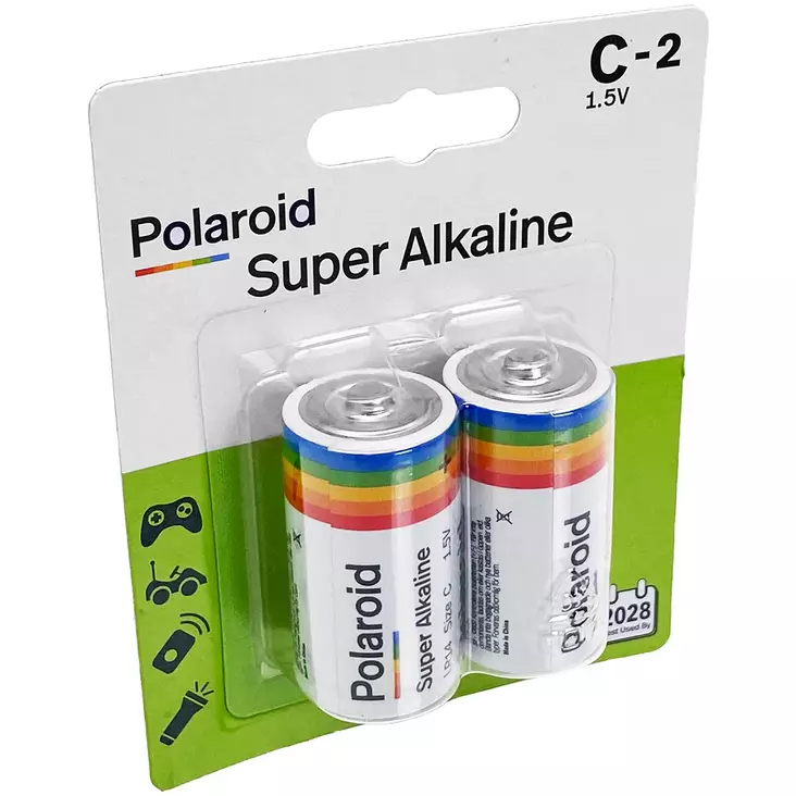 Polaroid C 2 kpl alkaline - 9V, D- ja C-paristot - 6438168109688 - 1