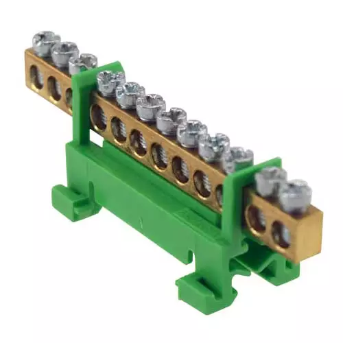 PE-kisko 12x16mm vihreä - Sähkökeskustarvikkeet ja sulakkeet - 6438140939128 - 2