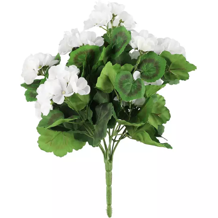 Pelargonia kimppu 39 cm tekokasvi - Tekokasvit ja tekokukat - 6410416529868 - 1