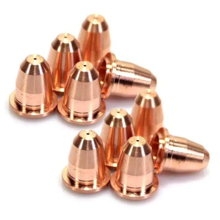 Plasmaleikkurin suutin pp50 pitkä 10kpl s45 trafimet powerplasma50 - Plasmaleikkurin tarvikkeet - 6438471274868 - 1